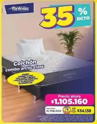 Alkomprar Colchón combo arctic class oferta