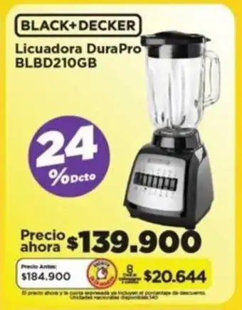 Alkomprar BLACK+DECKER Licuadora DuraPro BLBD210GB oferta