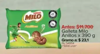Surtimax Galleta Milo Anillos x 390 g oferta