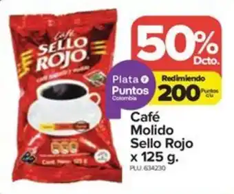 Surtimax Café Molido Sello Rojo x 125 g. oferta