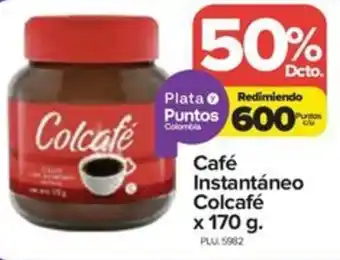 Surtimax Café Instantáneo Colcafé x 170 g. oferta