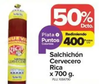 Surtimax Salchichón Cervecero Rica x 700 g. oferta