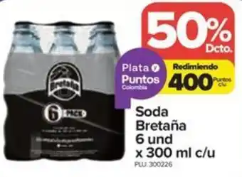 Surtimax Soda Bretaña 6 und x 300 ml c/u oferta