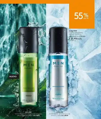 Ésika ésika MEN Colonia refrescante 200 ml/6.7 fl.oz. oferta