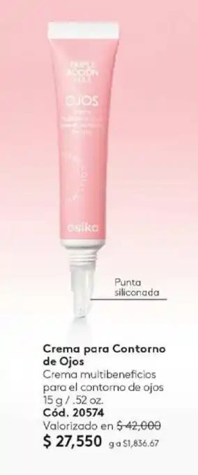 Ésika Crema para Contorno de Ojos 15 g / .52 oz. oferta