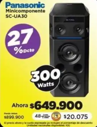 Alkomprar Panasonic Minicomponente SC-UA30 oferta