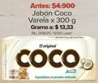 Surtimax Jabón Coco Varela x 300g oferta