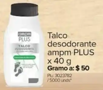 Surtimax Talco desodorante ampm PLUS x 40g oferta