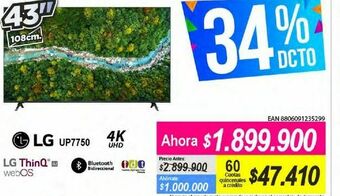 Alkomprar Smart tv lg 43 " oferta
