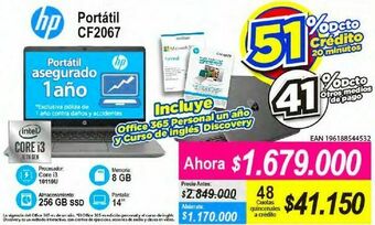 Alkomprar Notebook hp cf2067 oferta