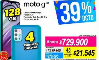Alkomprar Celulares motorola moto g 20 oferta
