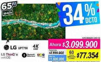Alkomprar Smart tv lg 65" oferta