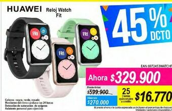 Alkomprar Smartwatch huawei watch fit oferta