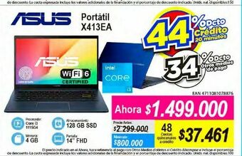 Alkomprar Notebook asus x413ea oferta