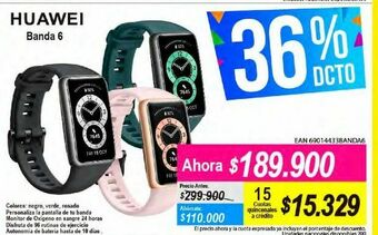 Alkomprar Smartwatch huawei banda 6 oferta