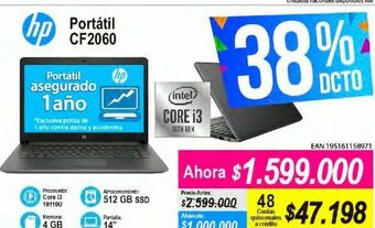Alkomprar Notebook hp cf2060 oferta