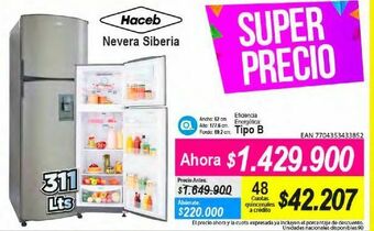 Alkomprar Nevera haceb siberia oferta