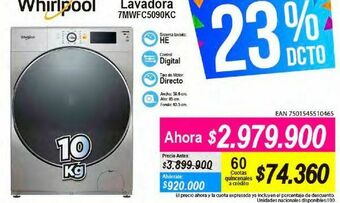 Alkomprar Lavadora whirlpool oferta