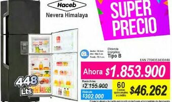 Alkomprar Nevera haceb himalaya oferta