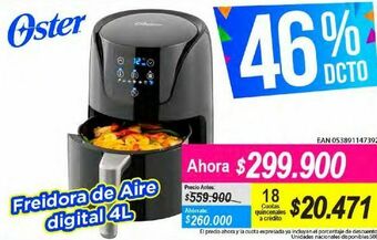 Alkomprar Freidora de aire oster oferta