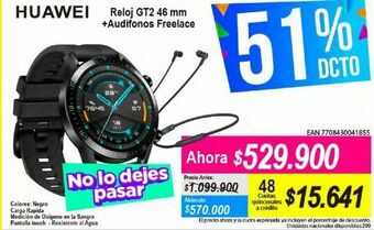 Alkomprar Smartwatch huawei gt2 46 mm oferta