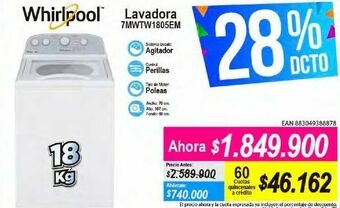 Alkomprar Lavadora whirlpool oferta