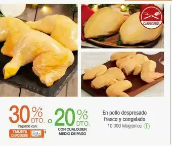 Jumbo En pollo despresado fresco y congelado oferta