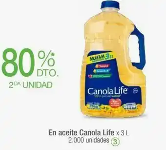 Jumbo En aceite canola life x 3 l oferta