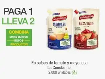 Jumbo En salsas de tomate y mayonesa la constancia oferta