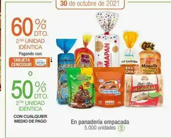 Jumbo En panadería empacada oferta