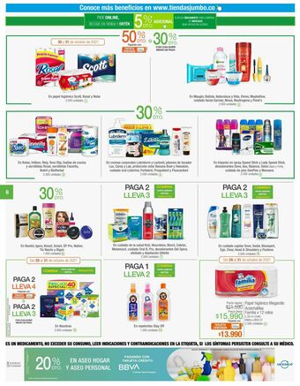 Jumbo Papel higiénico scott oferta