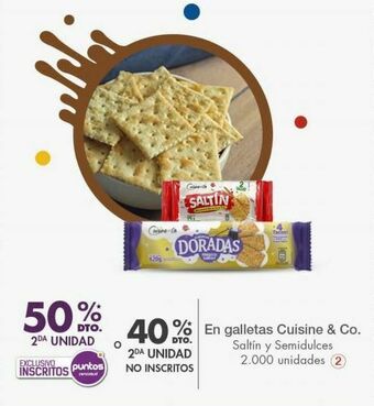 Metro En galletas cuisine & co oferta