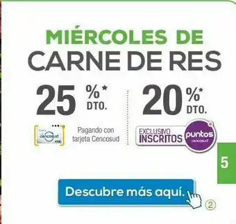 Jumbo Miércoles de carne de res oferta