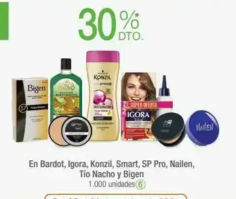 Jumbo En bardot, igora, konzil, smart, sp pro, nailen, tío nacho y bigen oferta
