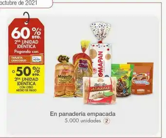 Metro En panadería empacada oferta