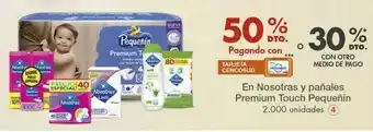 Metro En nosotras y pañales premium touch pequeñin oferta