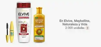 Metro En elvive, maybelline, naturaleza y vida oferta