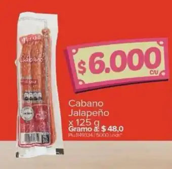 Surtimax Cabano Jalapeño x 125 g oferta