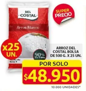Ara ARROZ DEL COSTAL BOLSA DE 500G X 25UN oferta