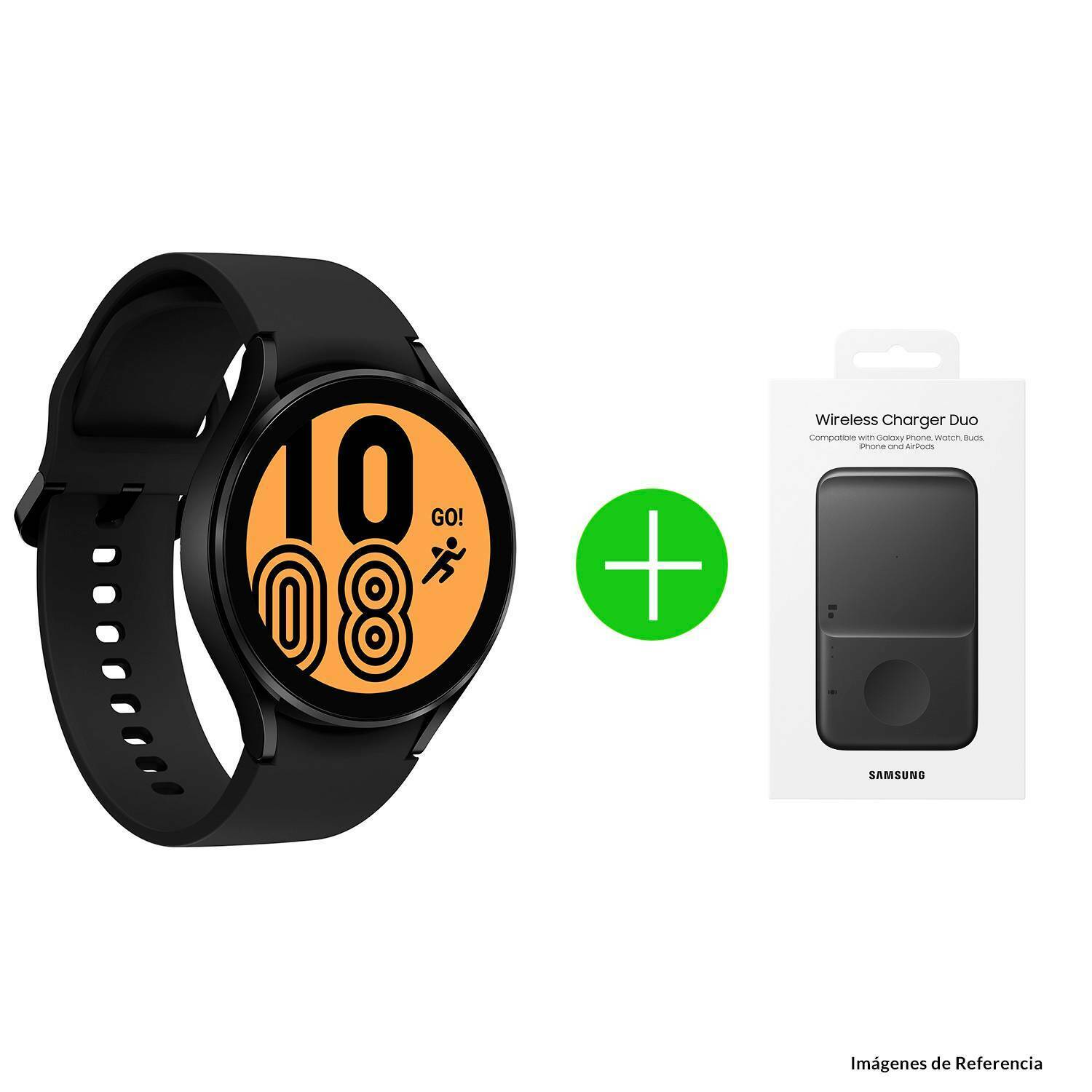 Oferta Smartwatch Samsung Galaxywatch4 Black 44 mm + Cargador en Falabella