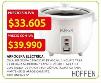 Arrocera eléctrica.