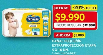 Ara Pañal pequeñín extraprotección etapa 5 x 16 un oferta