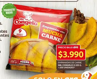 Ara Empanadas de carne mr. congelo x 225 g. oferta
