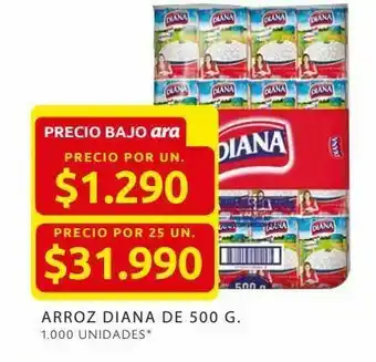 Ara Arroz diana de 500 g. oferta