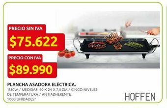 Ara Plancha asadora eléctrica. oferta