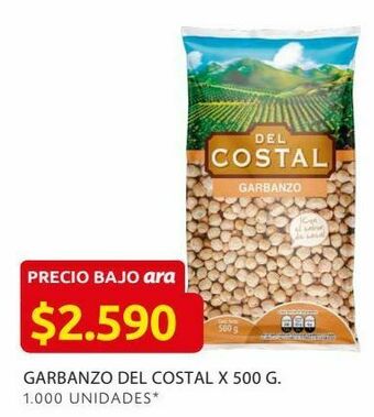 Ara Garbanzo del costal x 500 g. oferta