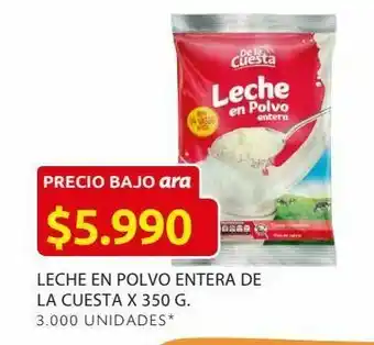 Ara Leche en polvo entera de la cuesta x 350 g. oferta