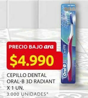 Ara Cepillo dental oral-b 3d radiant x 1 un oferta
