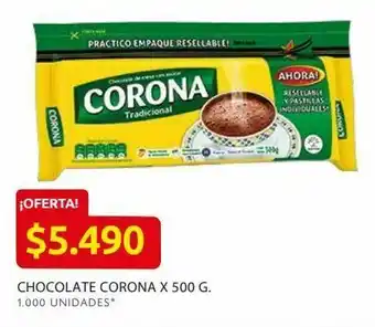 Ara Chocolate corona x 500 g. oferta