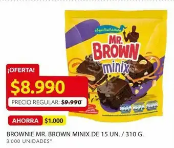 Ara Brownie mr. brown minix de 15 un. / 310 g. oferta